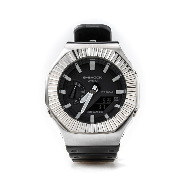 The Grand GA2100 Radial Metal Bezel - Silver