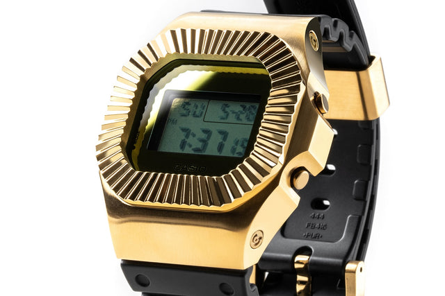 The Grand DW5600 Radial Metal Bezel - Gold
