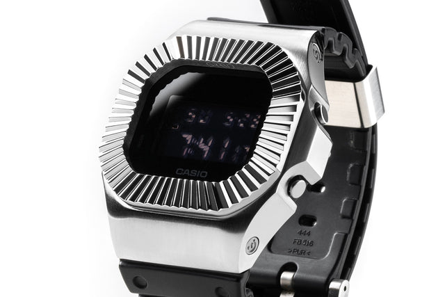 The Grand DW5600 Radial Metal Bezel - Silver